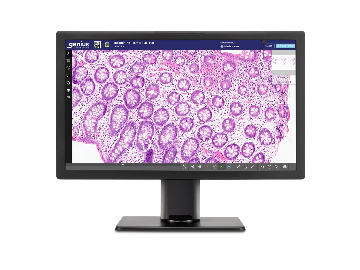 Genius Review Station on white background