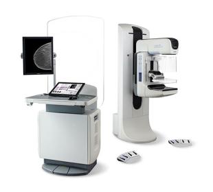 Hologic Selenia® Dimensions® Digital Mammography System in white background